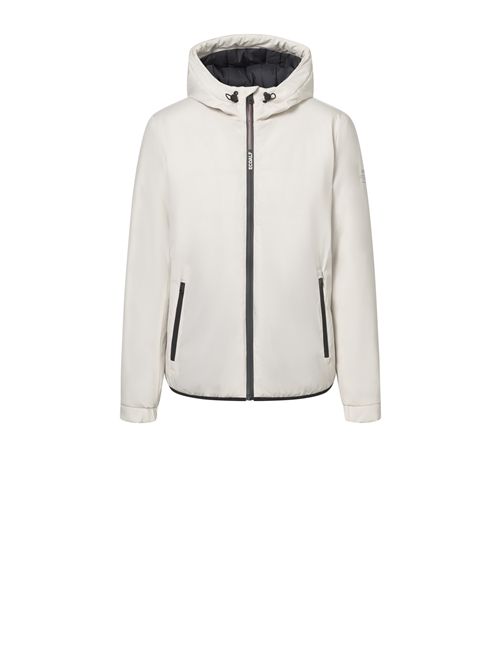 Giubbotto uomo tessuto tecnico colore ghiaccio ECOALF | CARTES JACKETWASHED STONE